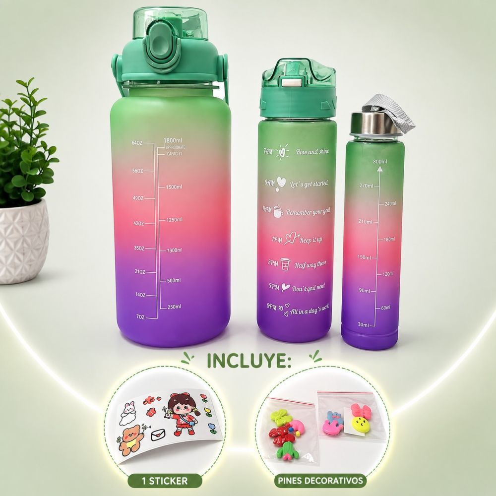 Termo trio deportiva de agua 1800 ml