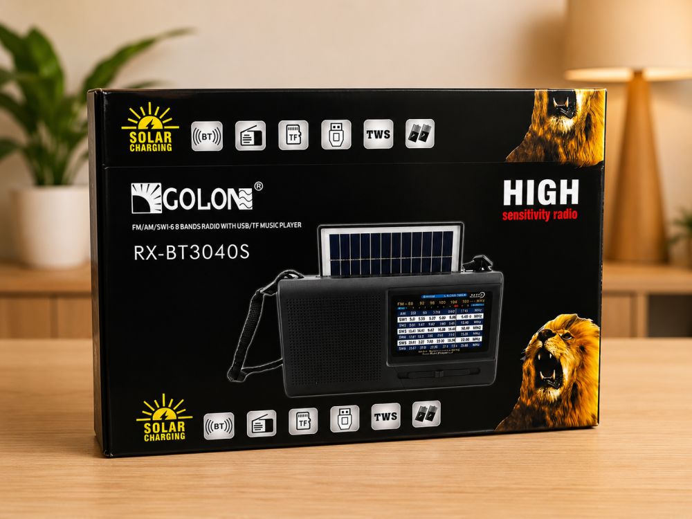Radio portátil solar RX-BT3040S