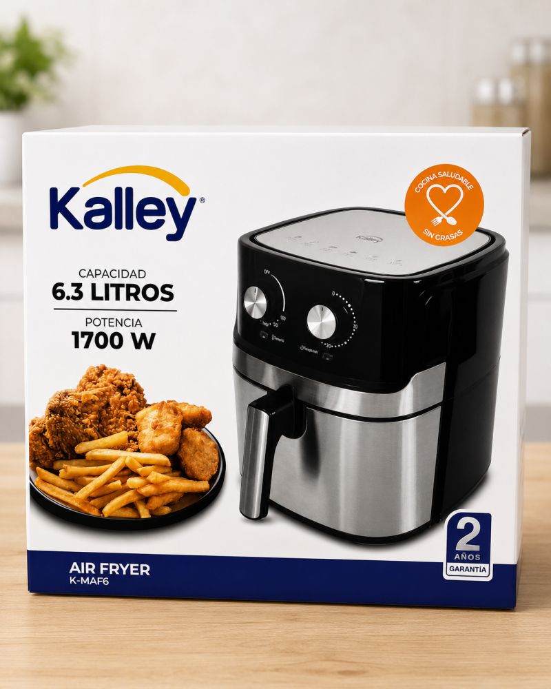 Freidora de aire Kalley 6.3 L