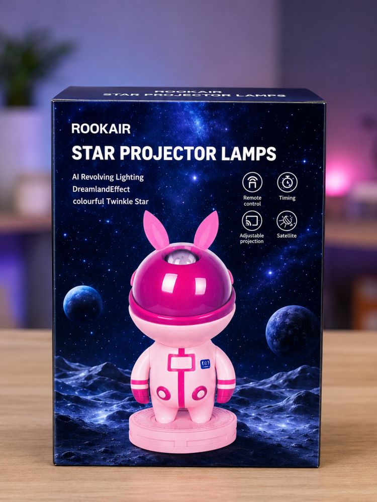 Proyector Astronauta Rosado