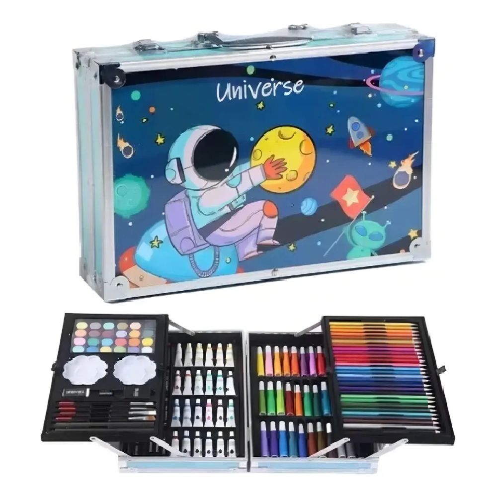 Set de arte maleta astronauta