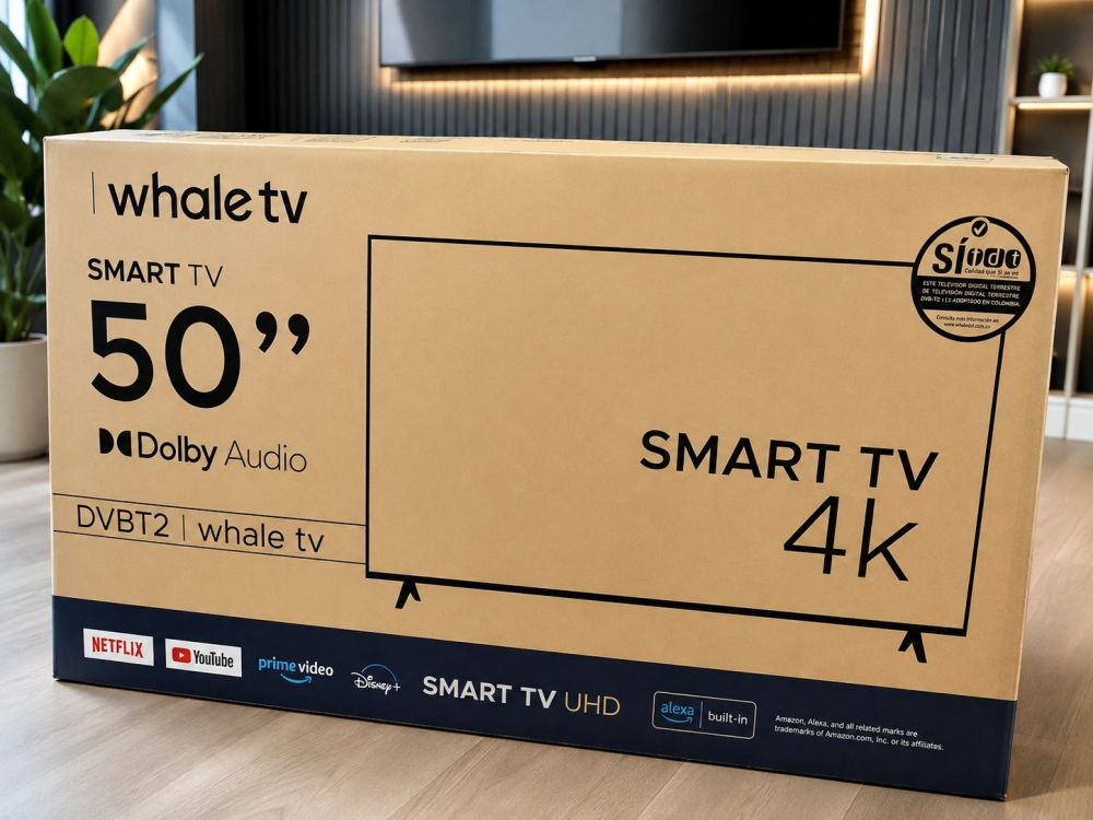 Televisor de50 pulgadas TG 4K Whale TV