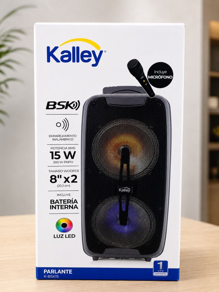 Parlante inalámbrico Kalley BSK 15K