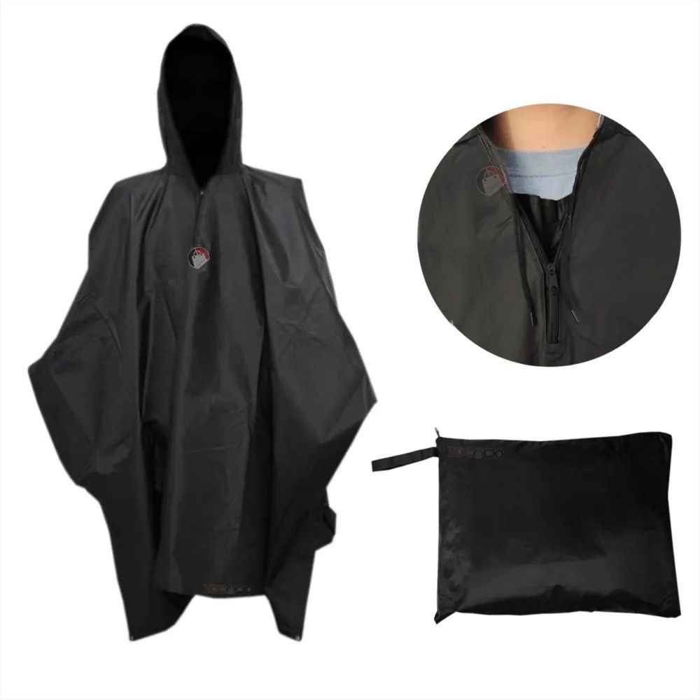 Poncho impermeable con capucha