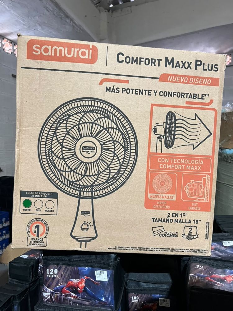 Ventilador Comfort Maxx Plus Samurái