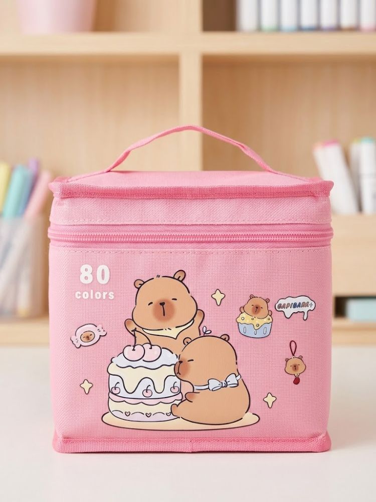 Set Marcadores 80 und Capibara Pink 