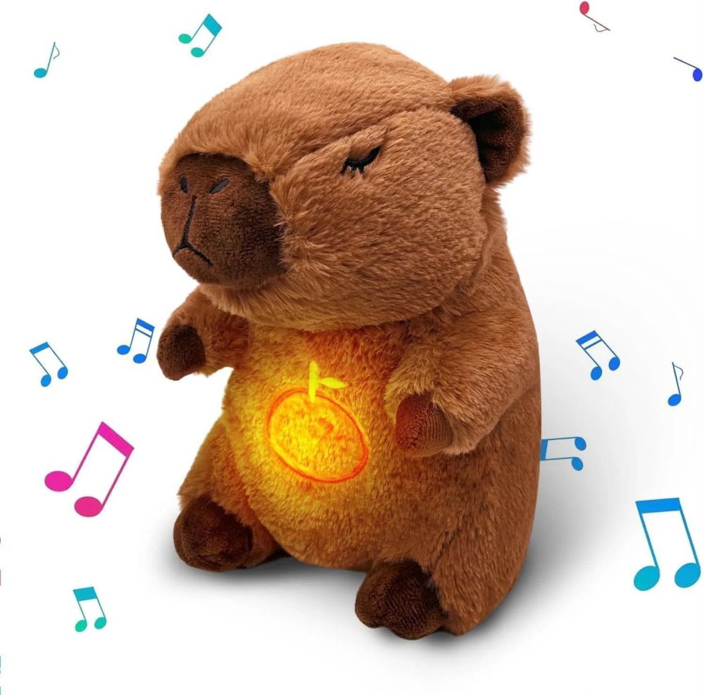 Peluche que respira  capibara 