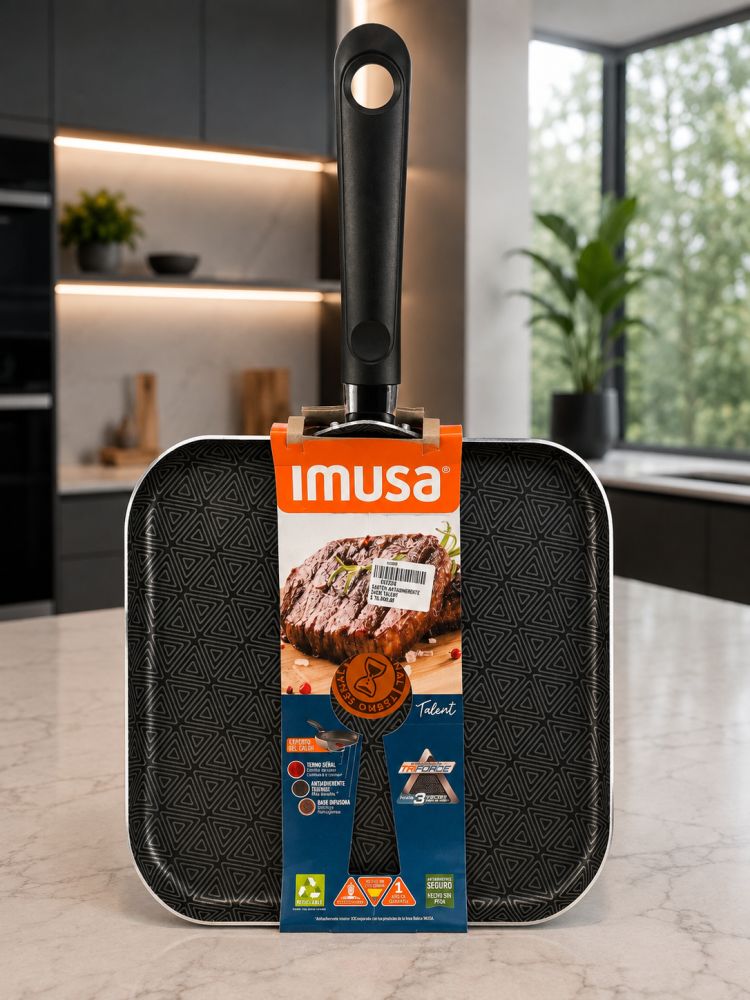 Sartén parrilla cuadrada IMUSA