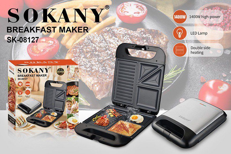 Tostadora3 en 1 SOKANY SK-08127