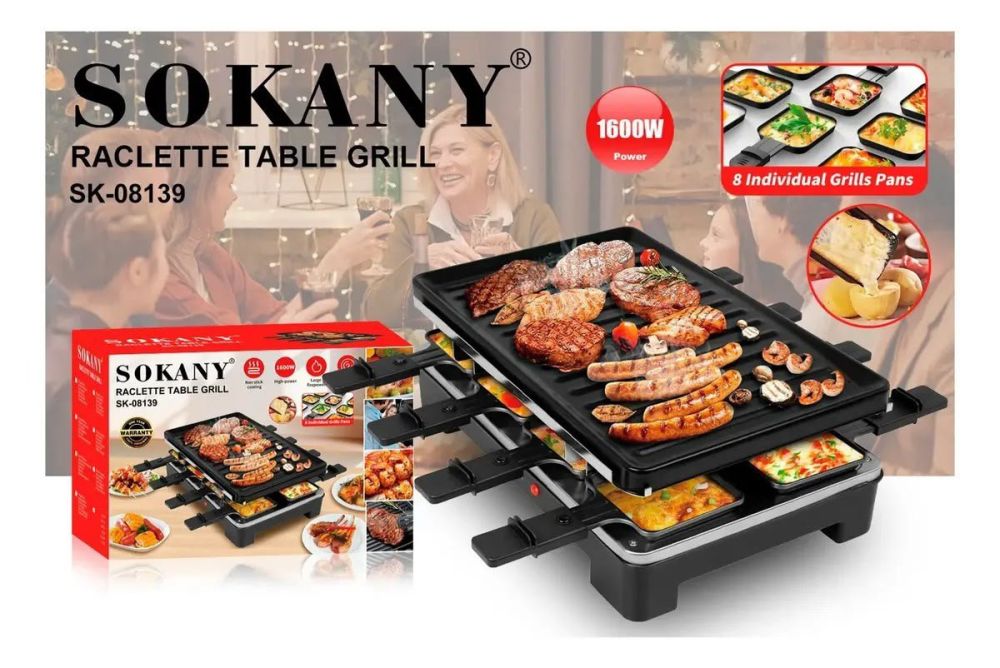 Parrilla eléctrica  SOKANY-08139