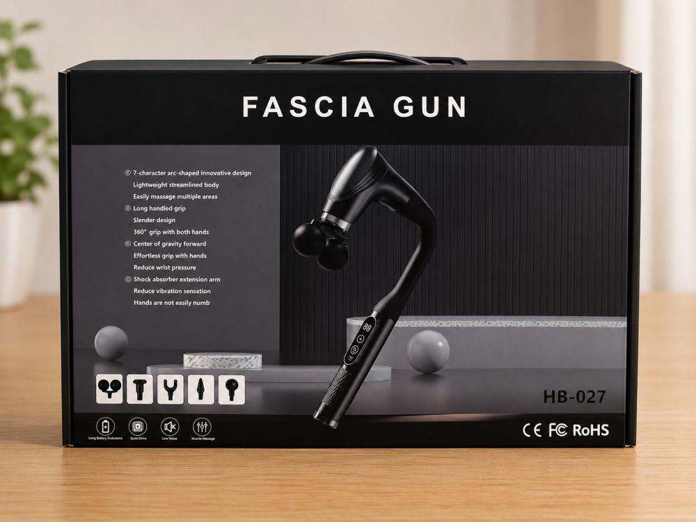 Pistola de masaje FASCIA GUN 5 en 1