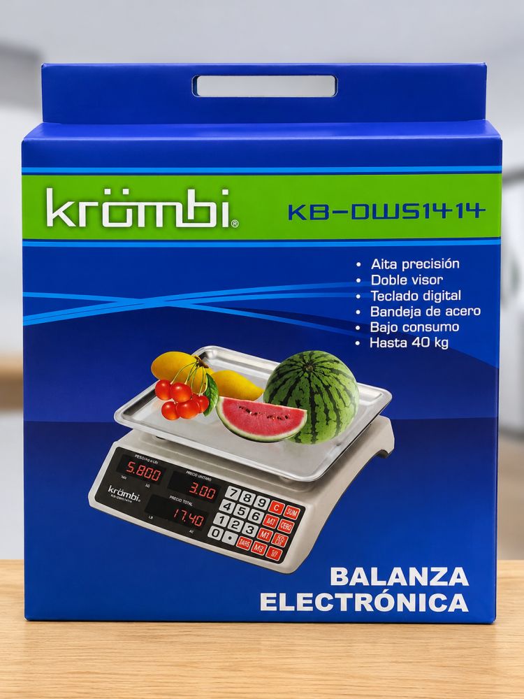 Balanza electrónica Krombi KB-DWS14-14