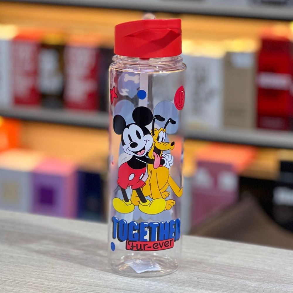 Botella de agua Mickey y Pluto