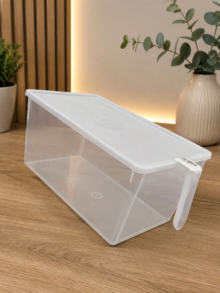 Caja organizadora de plástico con tapa