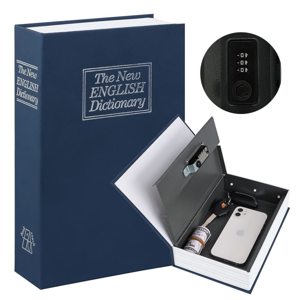 Caja de seguridad con forma de libro