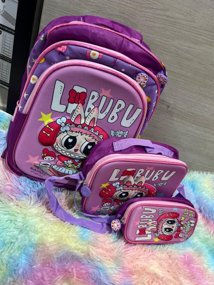 Mochila escolar infantil LUBUBU