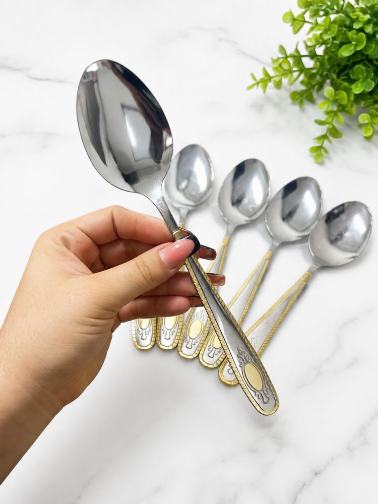 Cucharas decorativas de mesa x6