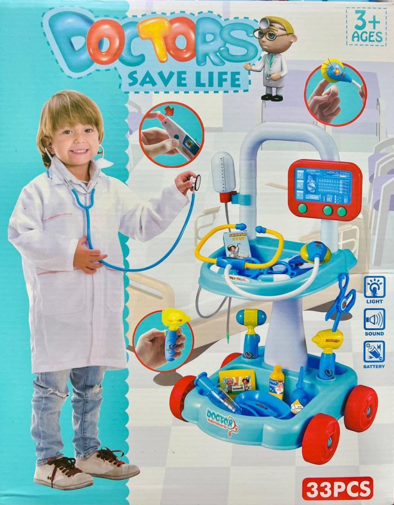 Set de médico infantil 33 piezas
