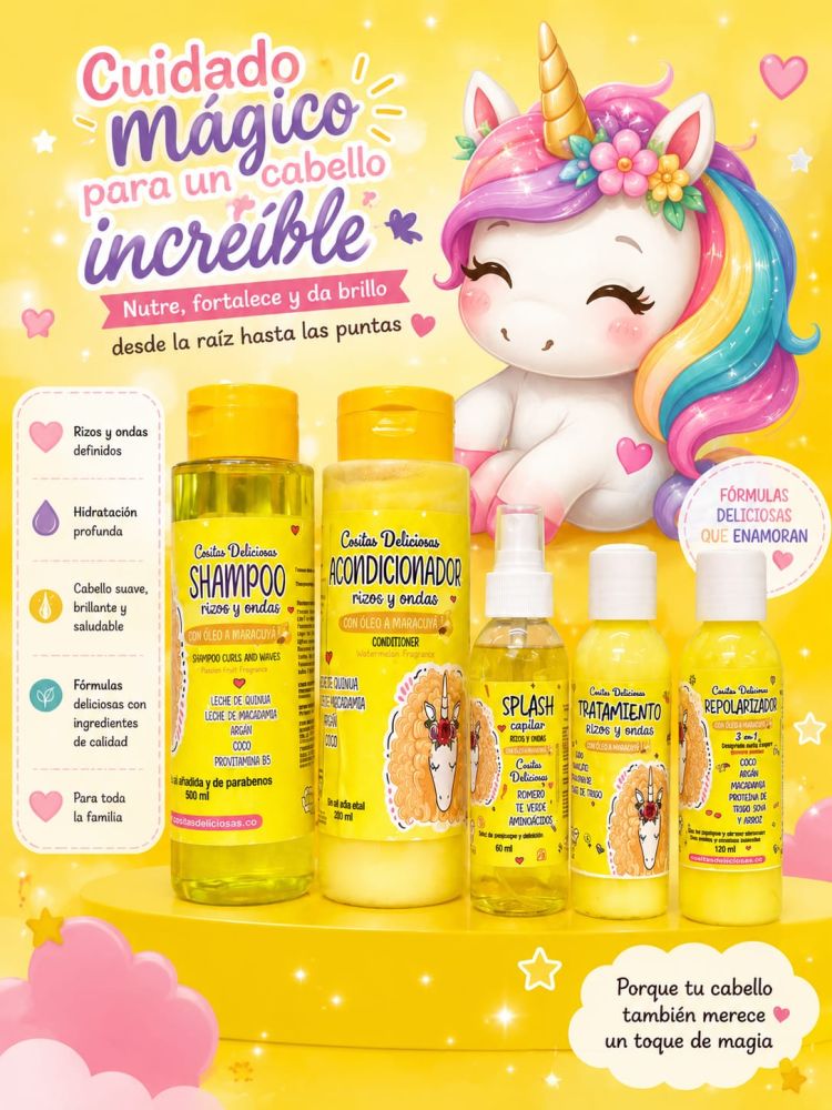 Shampoo Rizos y Ondas Casitas Deliciosas