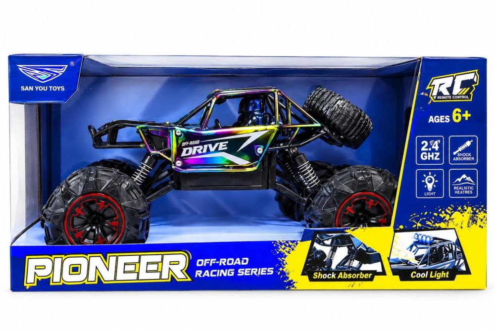 Au🔥🚙 ¡CARRO TODO TERRENO RC!  Pioneer San You Toys
