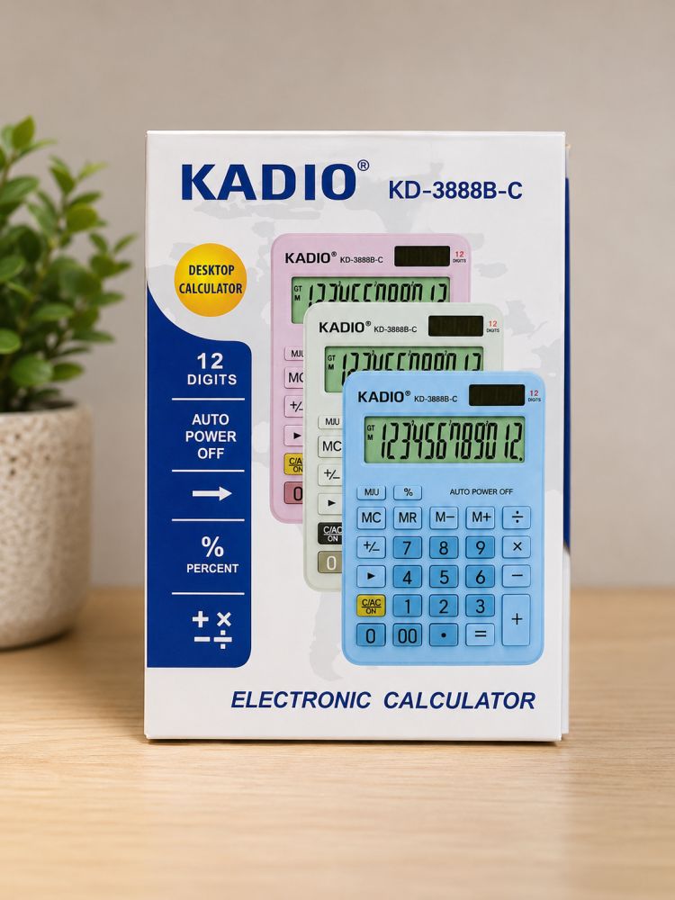 Calculadora de escritorio KADIO KD-3888B-C