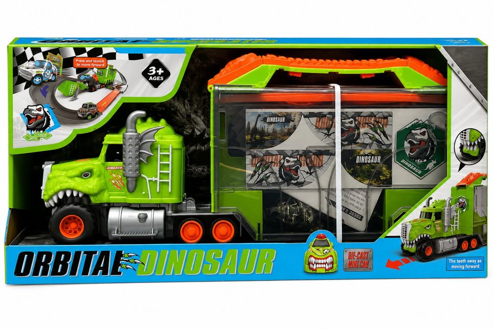 CAMION PISTA DE DINOSAURIOS 119! 🏁🦖