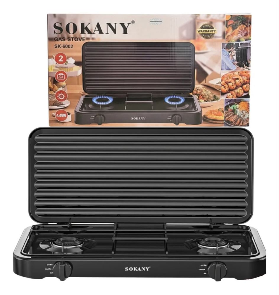 Cocina 2 Puestos de gas Sokany SK-6002