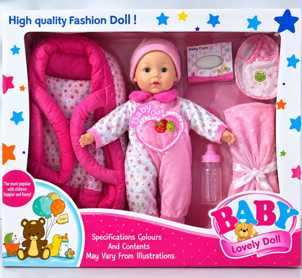 Muñeca bebé con accesorios